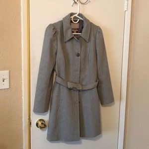 Gray wool coat